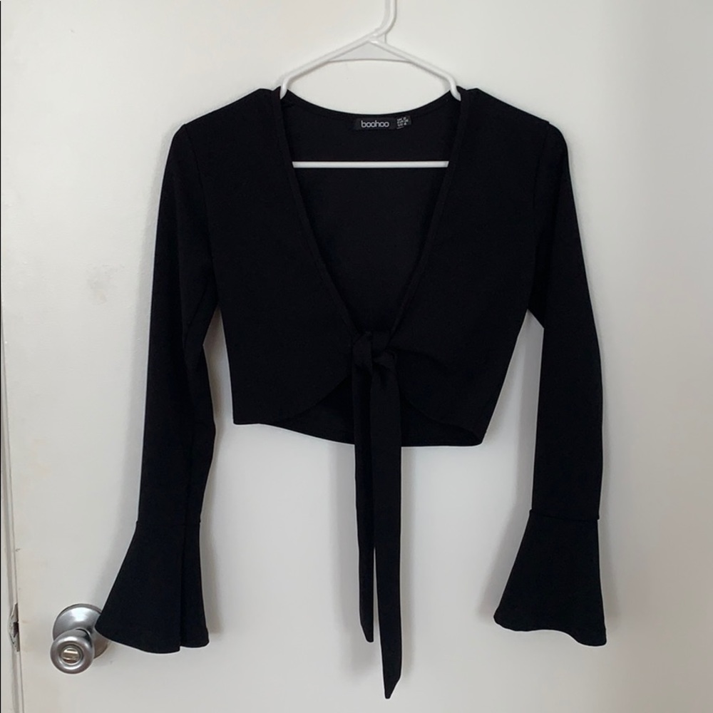 Boohoo Wrap Up Crop Top!